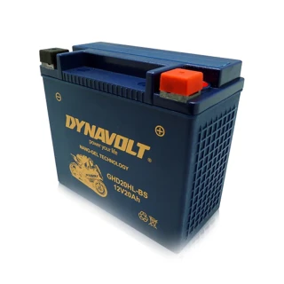 【Dynavolt 藍騎士】GHD20HL-BS(對應型號湯淺YTX20L-BS HARLEY哈雷重機專用電池)