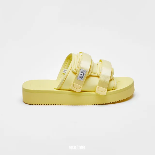 【SUICOKE】MOTO-PO - Lemon 萊姆黃 尼龍 厚底 魔鬼氈 拖鞋 SK23056POLM