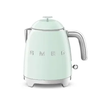 【SMEG】義大利迷你復古電熱水壺-粉綠色(KLF05PGUS)
