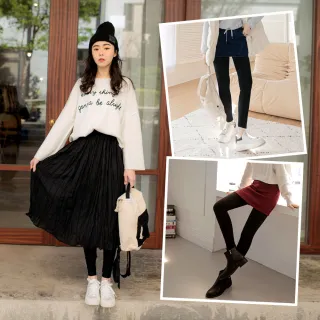 【OB 嚴選】百搭假兩件內搭褲/褲裙(多款選/褲襪/保暖)
