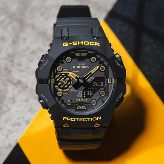 CASIO 卡西歐 G-SHOCK 藍牙碳纖維核心防護手錶 聖誕節 禮物(GA-B001CY-1A)