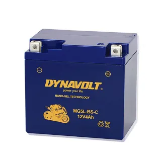 【Dynavolt 藍騎士】MG5L-BS-C(對應型號湯淺YTX5L-BS、統力GTX5L-BS 奈米膠體電池)