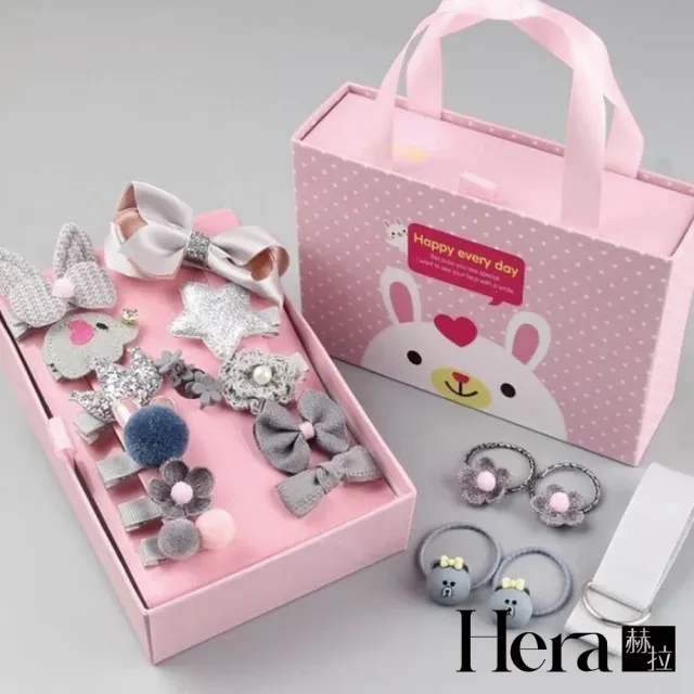 【HERA 赫拉】兒童款髮飾禮盒套組18入H111051601(飾品)