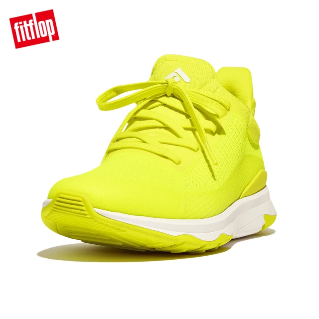 FitFlop VITAMIN FFX MENS GLOW-IN-THE-DARK SPORTS SNEAKERS運動風螢光繫帶休閒鞋-男(青檸汁色)