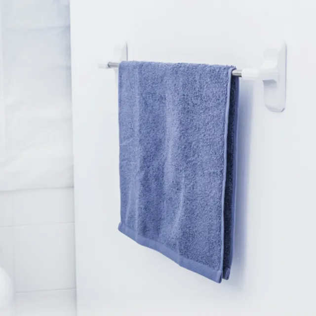 【3M】無痕防水收納-浴室毛巾架2入組