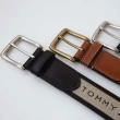 【Tommy Hilfiger】男用 刺繡滿版文字/素面雙色 皮帶 腰帶 經典款 現貨 正品 美國代購(平輸品)