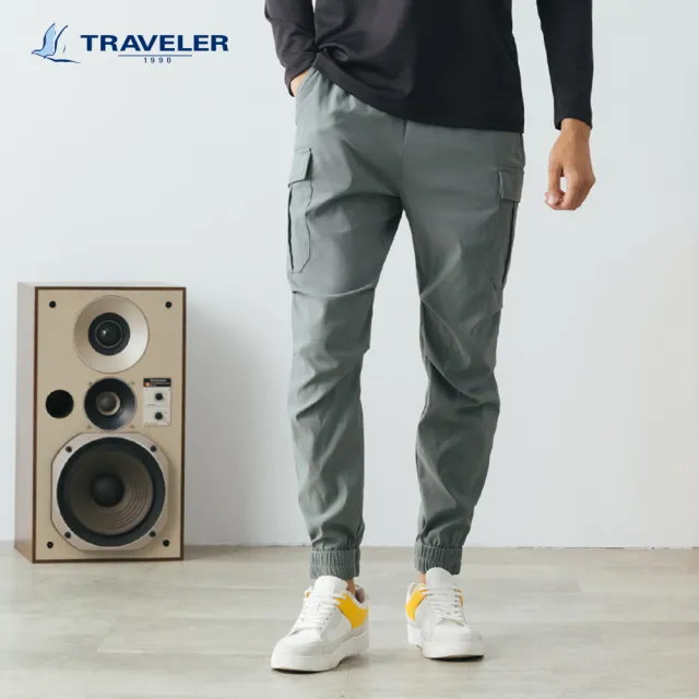 【TRAVELER 旅行者】男款彈性耐磨撥水九分褲＿232TR504(彈性/耐磨/撥水九分褲)