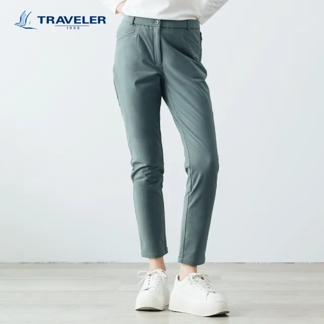 【TRAVELER 旅行者】女款四面彈撥水保暖長褲＿232TR523(四面彈／撥水／保暖長褲)