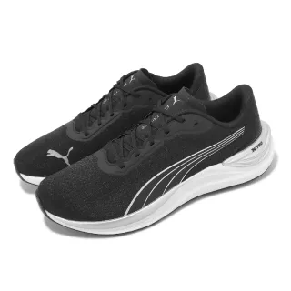 【PUMA】慢跑鞋 Electrify Nitro 3 男鞋 黑 白 緩震 氮氣中底 反光 運動鞋(378455-01)