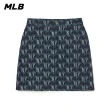 【MLB】牛仔丹寧短裙 CUBE MONOGRAM系列 紐約洋基隊(3FDSM0734-50NYD)