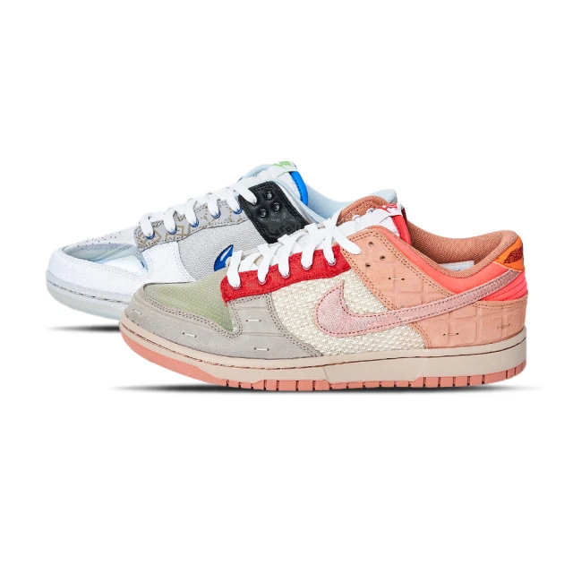 NIKE 耐吉 Clot x Nike Dunk Low What The 男鞋 藍紅色 鴛鴦 死亡之吻 末代聯名 休閒鞋 FN0316-999