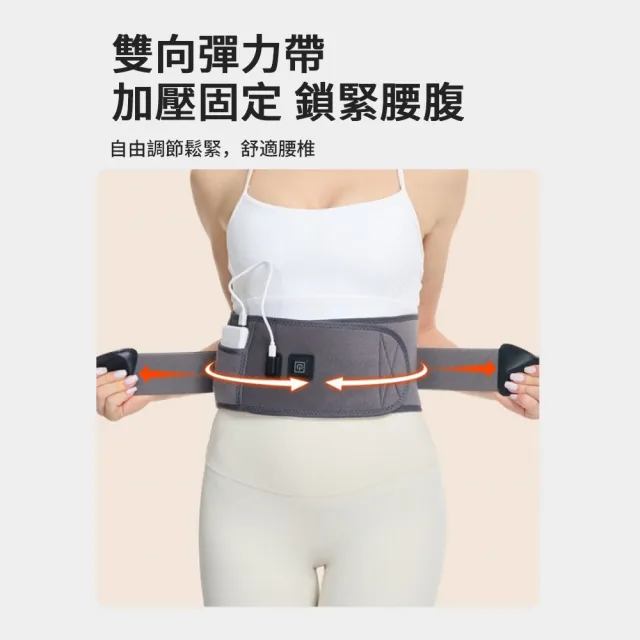 【kingkong】石墨烯電發熱護腰帶 腰肌勞損束腰帶(保暖/熱敷)
