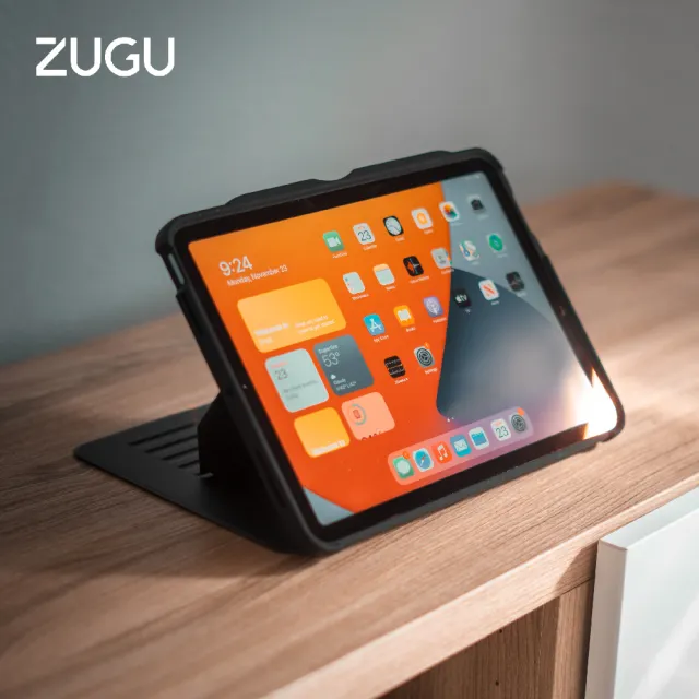 【ZUGU】ZUGU iPad Pro 12.9吋5代/6代 多角度支架 超薄防震保護殼(支援2022 iPad Pro)