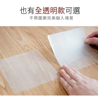 【Echain Tech】透明金鋼砂防滑貼片 獅子 單片 12x12cm(止滑貼片/浴室止滑貼/地磚貼/樓梯止滑貼)
