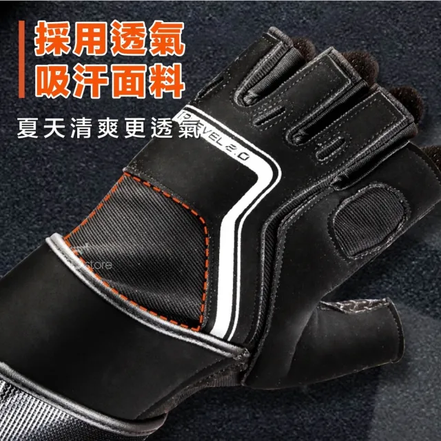 【S-SportPlus+】健身手套 運動手套 半指手套(護腕 重訓手套 健身護腕 重量訓練 拳擊 透氣 耐磨 登山)