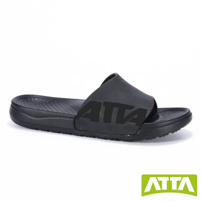 【ATTA】5D動態足弓均壓拖鞋(黑色)