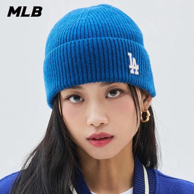 【MLB】羊毛針織毛帽 洛杉磯道奇隊(3ABNM0336-07BLD)