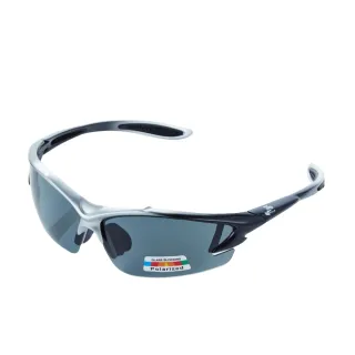 【Z-POLS】質感銀黑漸層設計 搭載頂級Polarized抗UV400偏光運動太陽眼鏡(抗UV400紫外線)