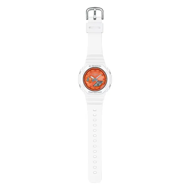 【CASIO 卡西歐】G-SHOCK ITZY Lia 配戴款 八角  閃耀冬季手錶 畢業禮物(GMA-S2100WS-7A)