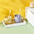【WO HOME】小貓造型漱口杯水杯 3入(3入 小貓咪造型杯子)