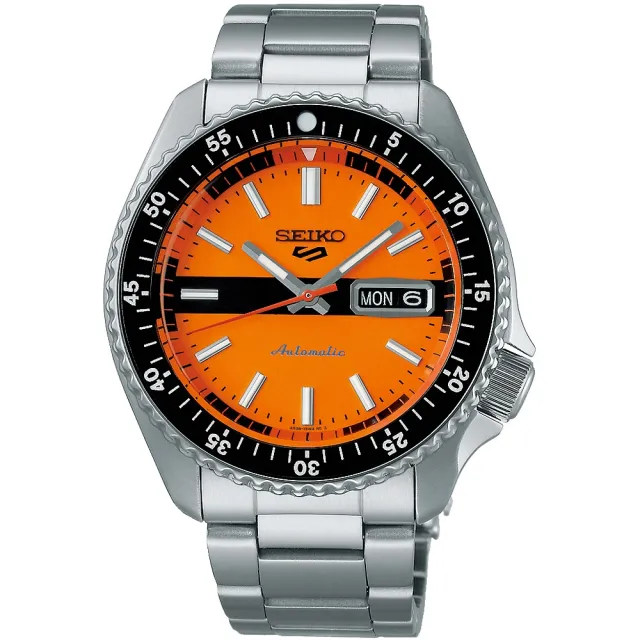 【SEIKO 精工】5 Sports SKX 55周年 現代詮釋版1969機械錶 -橘/黑/銀灰(SRPH11K1/SRPK13K1/SRPK09K1)