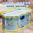 【DaoDi】2入組泡澡桶免安裝加長摺疊泡澡桶120cm(附豪華配件組折疊浴缸/澡盆 /游泳池儲水桶)