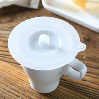 【小麥購物】矽膠杯蓋 M(茶杯蓋 水杯蓋 馬克杯蓋 杯蓋 碗蓋 矽膠硅膠防塵環保耐用好清洗廚房)