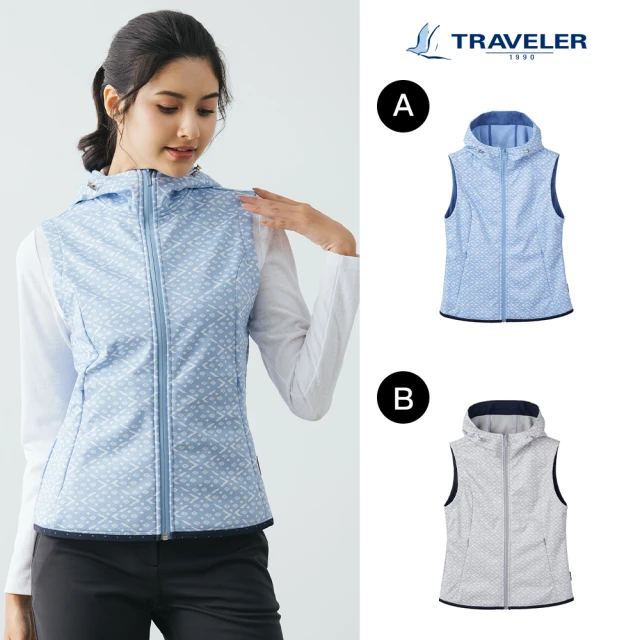 TRAVELER 旅行者 女款Soft Shell防風撥水保暖背心＿232TR302(Soft Shell／防風／撥水／保暖背心)