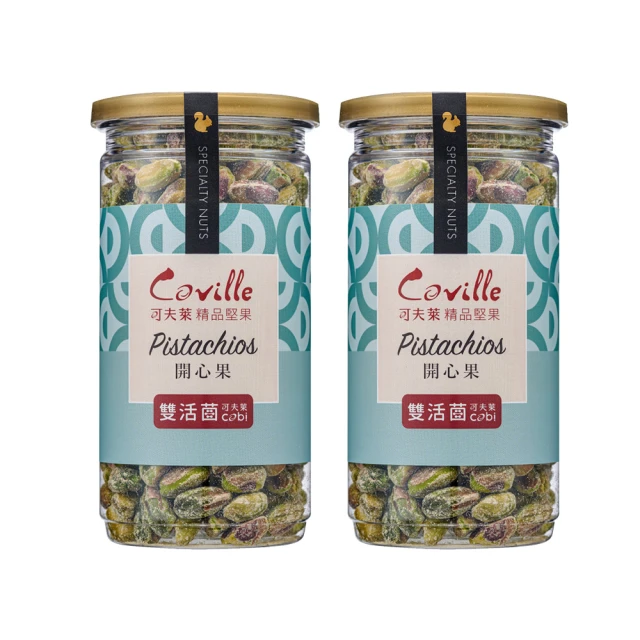 Coville 可夫萊 雙活菌開心果(200g/罐X2入) 