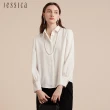 【JESSICA】優雅百搭鑽飾領雪紡長袖襯衫J30531