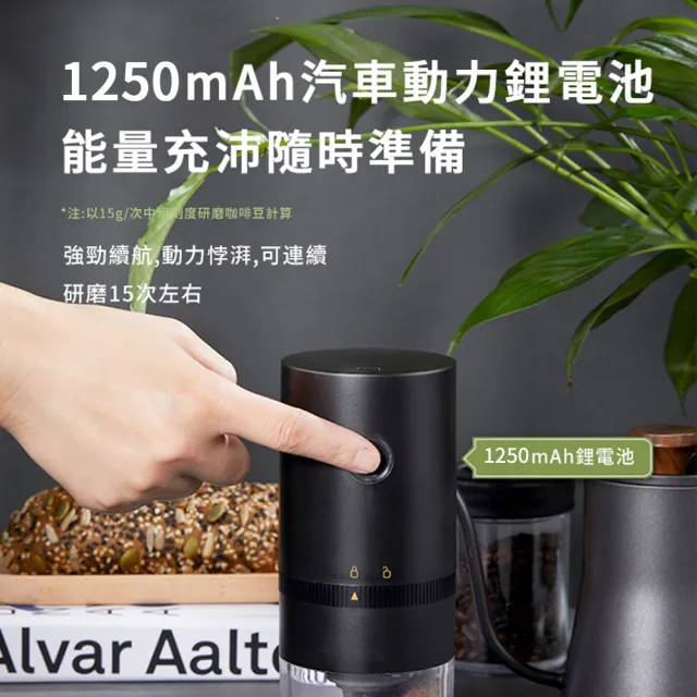 【ANTIAN】多功能全自動咖啡磨豆機 家用小型咖啡機研磨機 咖啡豆研磨器