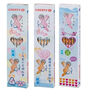【LIBERTY】利百代 小天使香水皮頭鉛筆12入 102-B/2B/HB  開學文具