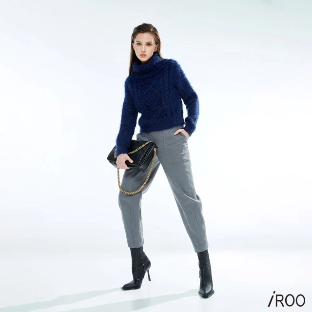iROO 修身經典時尚長褲品牌優惠