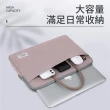 【Mass】macbook 13寸/14寸/15.6寸 電腦包 隱藏式手提筆電收納包(防潑水大容量防摔內膽包)