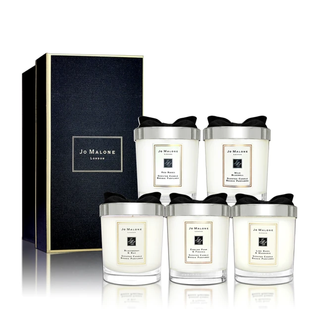 Jo Malone 青檸/紅玫瑰/英國梨/黑莓/鼠尾草/藍風鈴/牡丹 香氛工藝蠟燭 200g(多款供選 國際航空版)