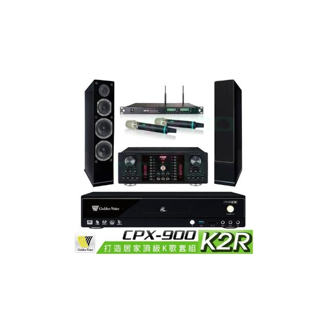 【金嗓】CPX-900 K2R+FNSD A-480N+ACT-8299PRO++AS-168 黑(4TB點歌機+擴大機+無線麥克風+喇叭)