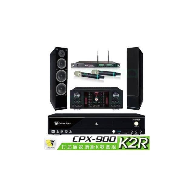 【金嗓】CPX-900 K2R+FNSD A-480N+ACT-8299PRO++AS-168 黑(4TB點歌機+擴大機+無線麥克風+喇叭)