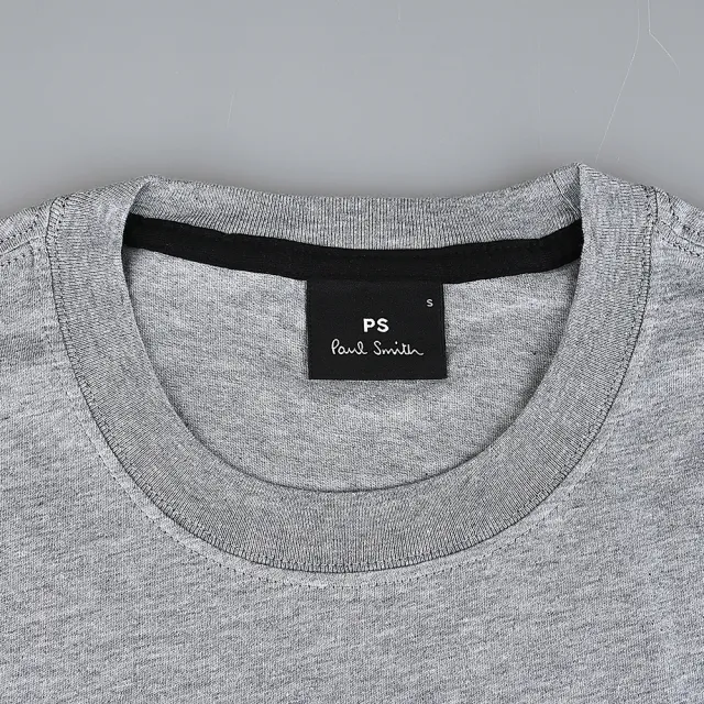 【Paul Smith】PS字樣塗鴉棉質短袖T恤(男款/灰x多色)