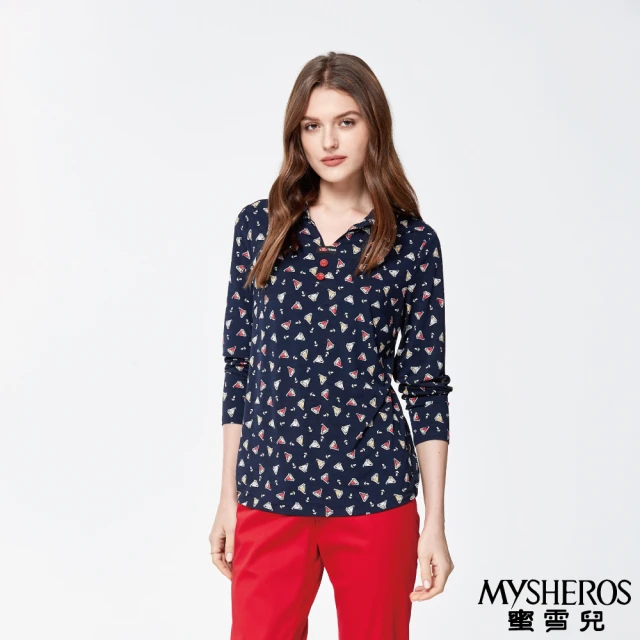 MYSHEROS 蜜雪兒 運動休閒夾克外套 拼色字母數字刺繡