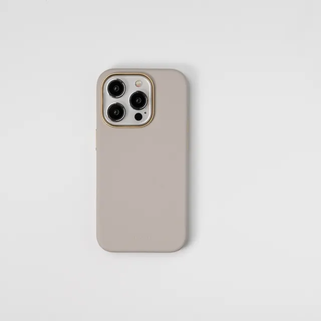 【UNIQ】iPhone 15 Pro 6.1吋 Creme質感可磁吸棉繩掛繩兩用手機殼