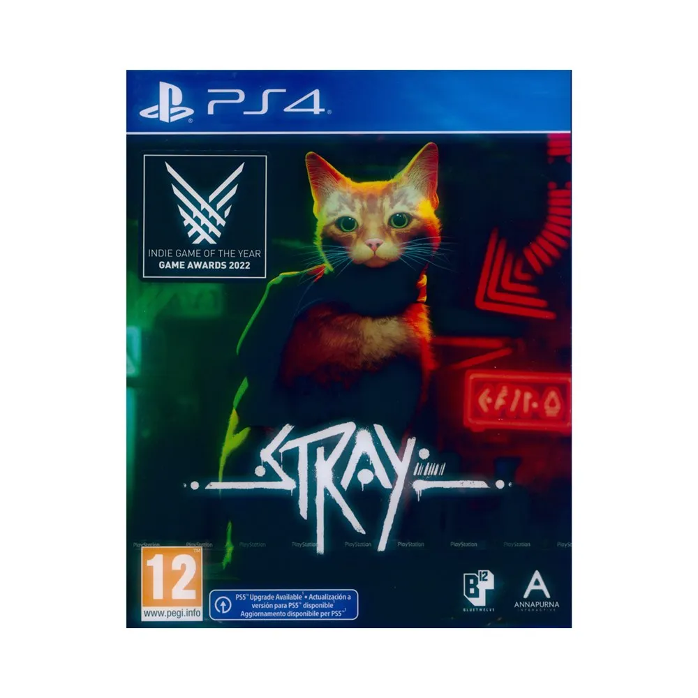 【SONY 索尼】PS4 浪貓 Stray(中英日文歐版  可免費升級PS5版本)