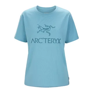 【Arcteryx 始祖鳥官方直營】女 LOGO 短袖休閒Tee(快樂藍)
