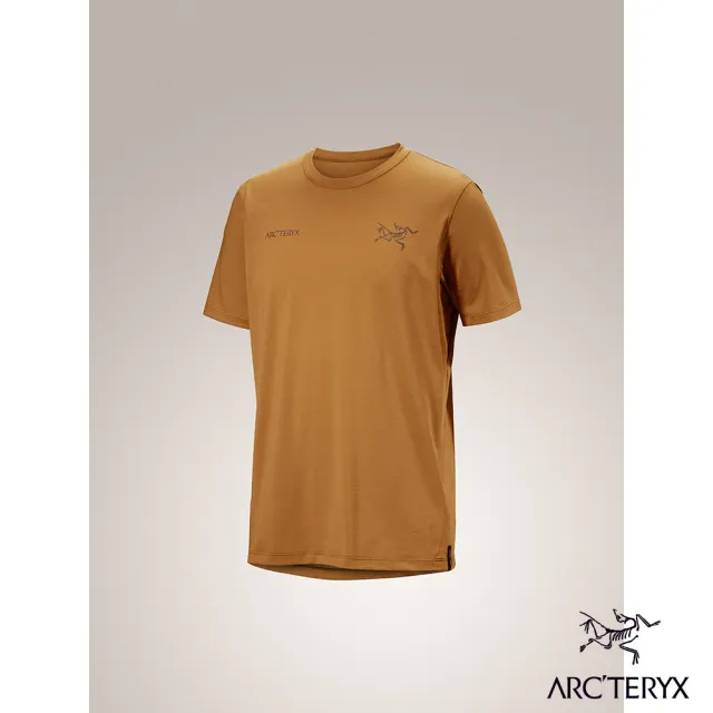 【Arcteryx 始祖鳥官方直營】男 Captive Logo 短袖圓領衫(育空褐)