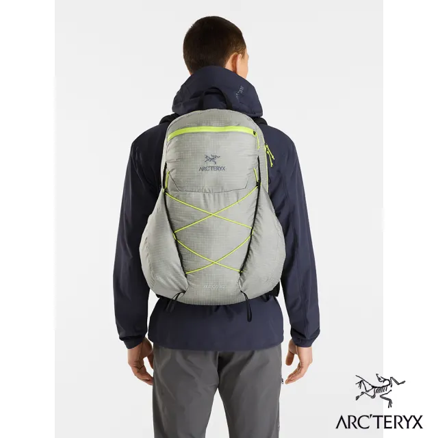 【Arcteryx 始祖鳥】男 Aerios 30L 輕量登山背包(像素灰/音速綠)