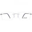 【Silhouette 詩樂】鈦金屬無框超輕 Purist系列 光學眼鏡(霧銀 灰#ST5561 CL 7000)