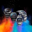【CASIO 卡西歐】華麗彩虹絢麗色彩經典黑時尚腕錶 43.2mm(GMW-B5000BPC-1)
