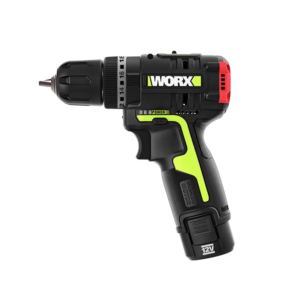 【WORX 威克士】12V/10mm無刷鋰電2段速衝擊鑽(WU131X)