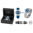 【TITONI 梅花錶】Impetus 海軍藍 動力系列高科技陶瓷機械錶-43mm 附贈鍊帶(83765S-FF-709)