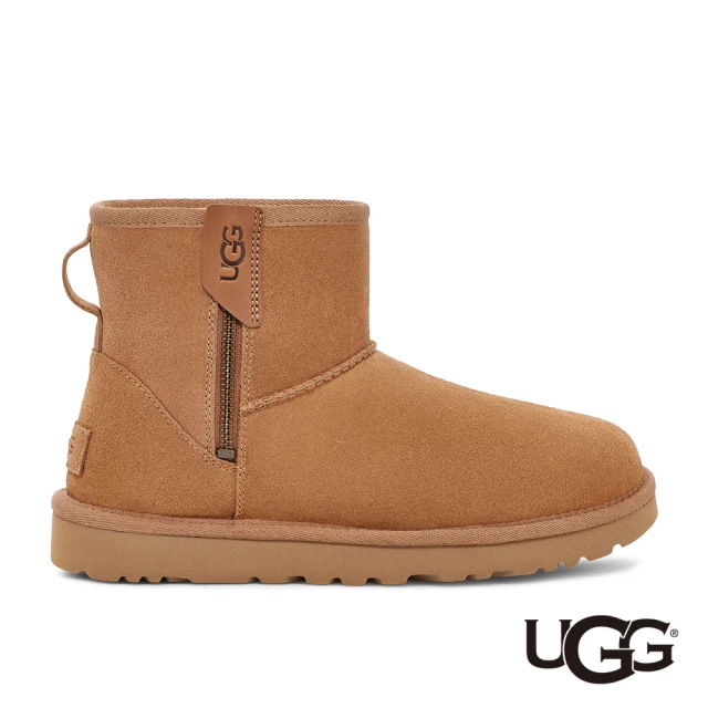 UGG 女鞋/靴子/女靴/雪靴/Classic Mini Bailey Zip(栗子棕-UG1151230CHE)