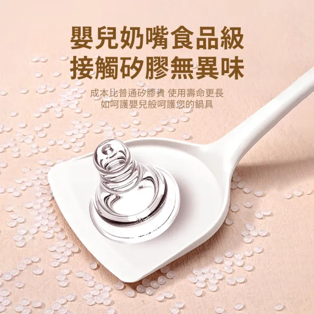【SUNORO】PLYS德系矽膠廚具4入組 不粘鍋料理廚具(鍋鏟/湯杓/濾杓/飯勺)